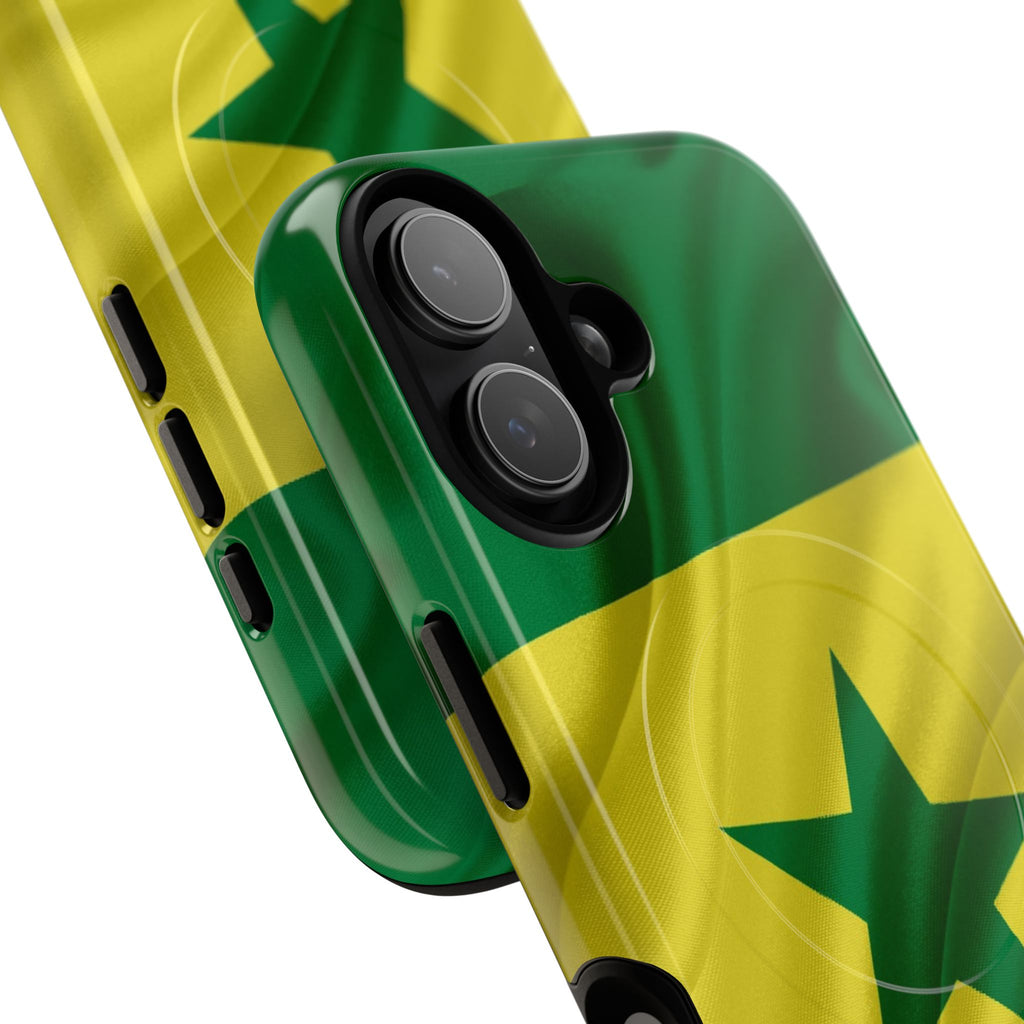 Senegalese Patriot Tough Magnetic Protective Phone Cases: iPhones 16 (Pro, 16 Pro Max, Plus), iPhones 17 (Air, Pro, Pro Max) - {{variant_title}} | litemerch