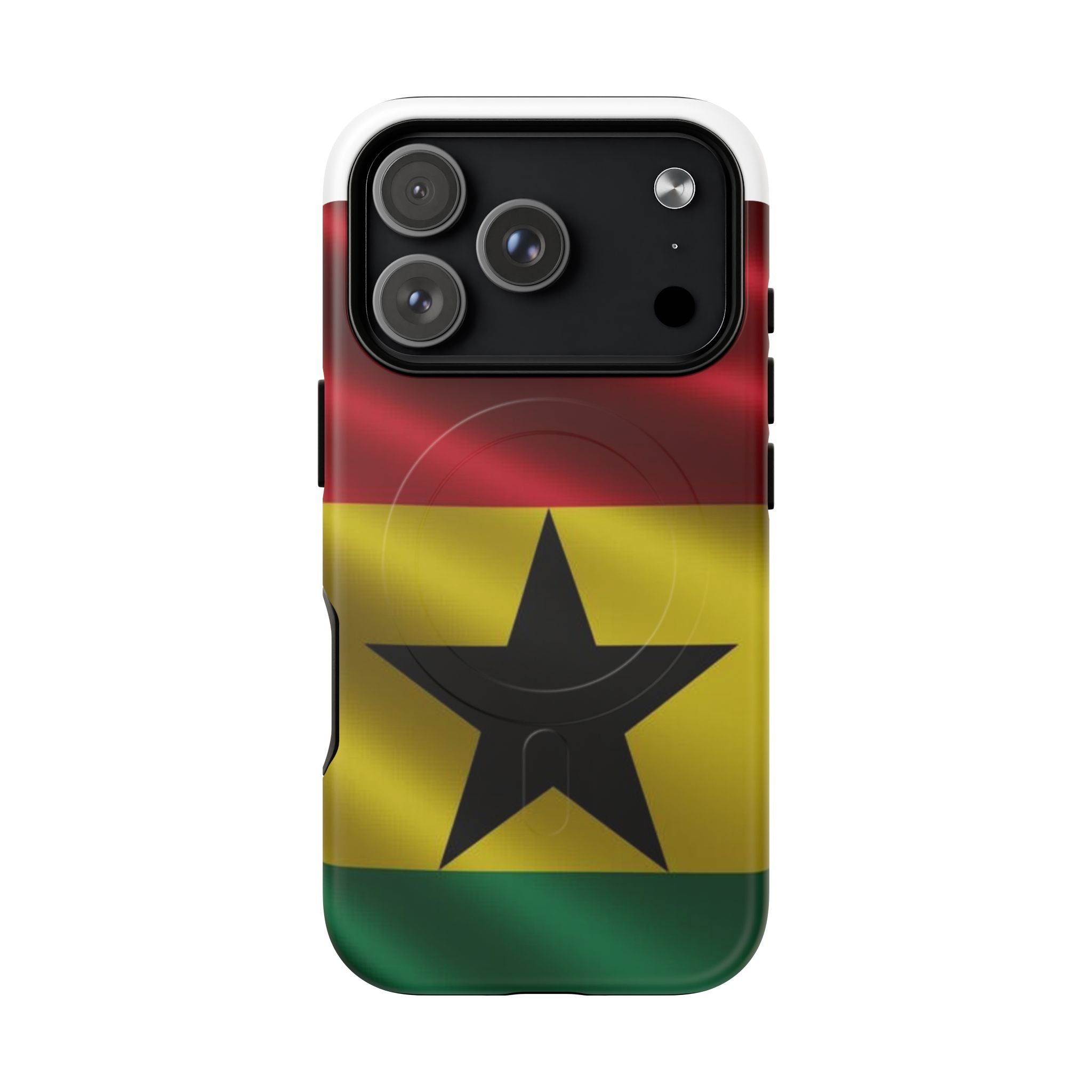 Ghana Tough Magnetic, Protective Phone Cases: iPhones 16 (Pro, 16 Pro Max, Plus), iPhones 17 (Air, Pro, Pro Max) - {{variant_title}} | litemerch