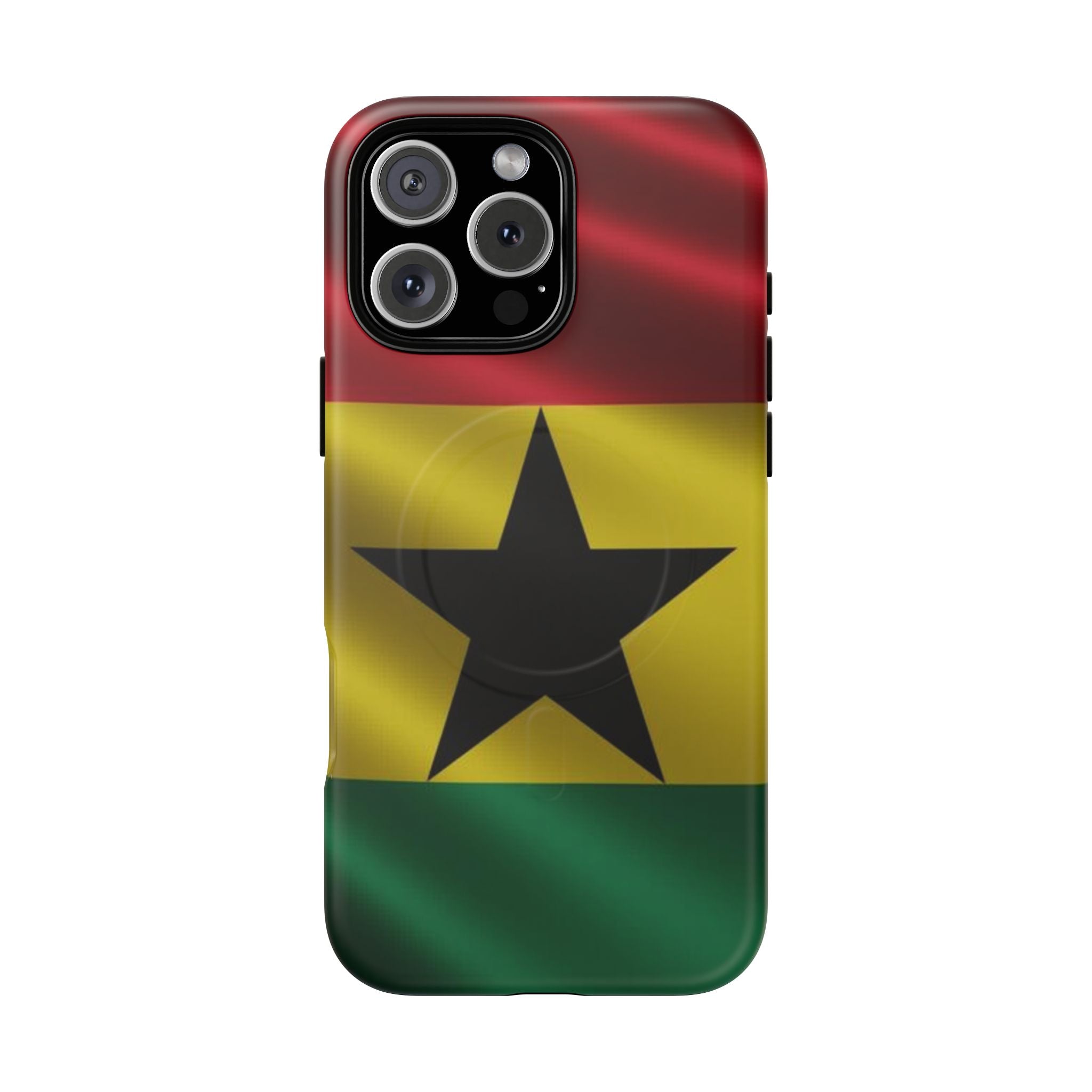 Ghana Tough Magnetic, Protective Phone Cases: iPhones 16 (Pro, 16 Pro Max, Plus), iPhones 17 (Air, Pro, Pro Max) - {{variant_title}} | litemerch