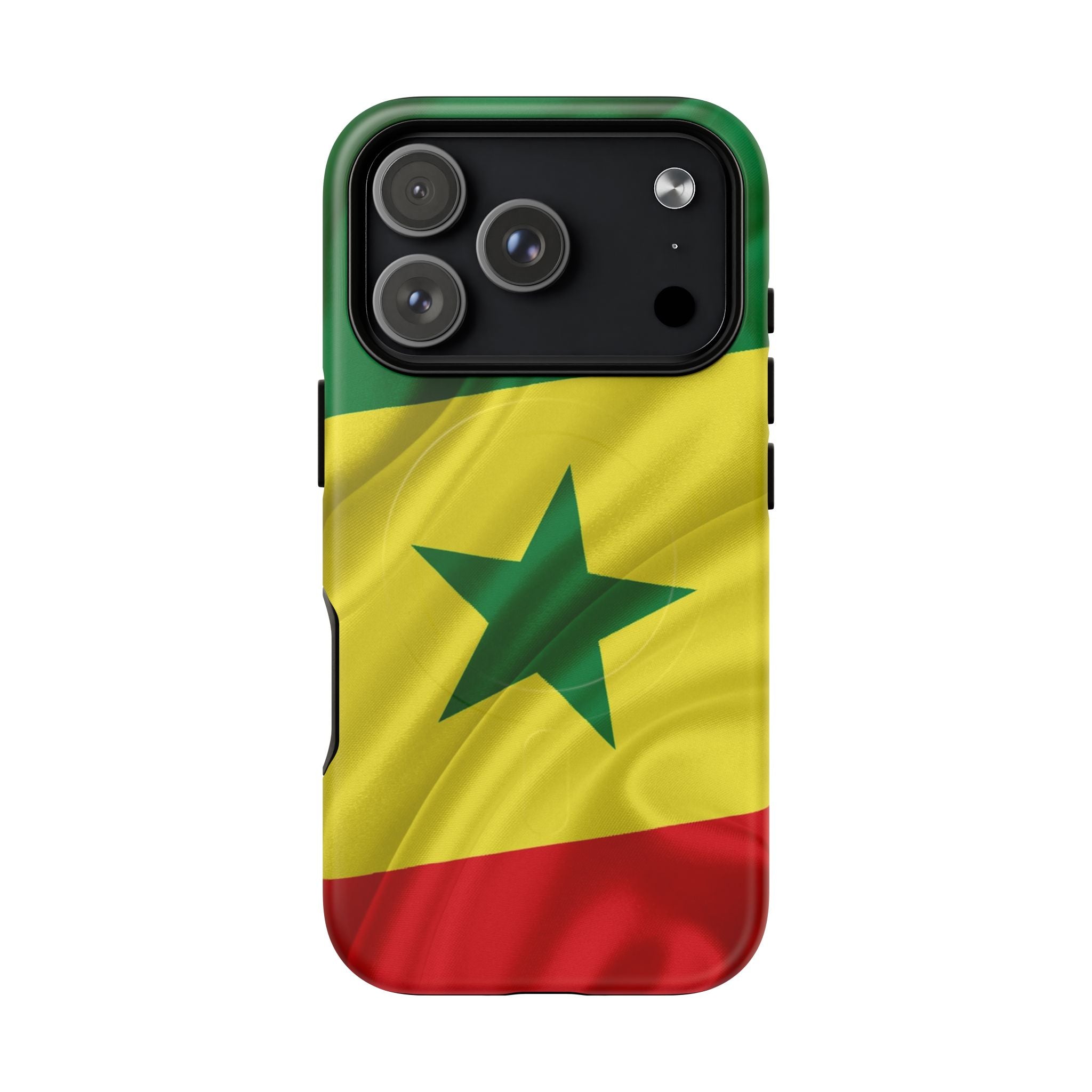 Senegalese Patriot Tough Magnetic Protective Phone Cases: iPhones 16 (Pro, 16 Pro Max, Plus), iPhones 17 (Air, Pro, Pro Max) - {{variant_title}} | litemerch