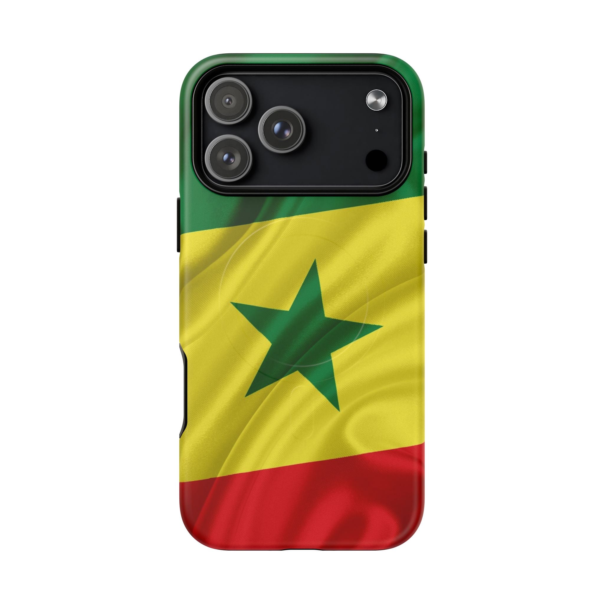 Senegalese Patriot Tough Magnetic Protective Phone Cases: iPhones 16 (Pro, 16 Pro Max, Plus), iPhones 17 (Air, Pro, Pro Max) - {{variant_title}} | litemerch