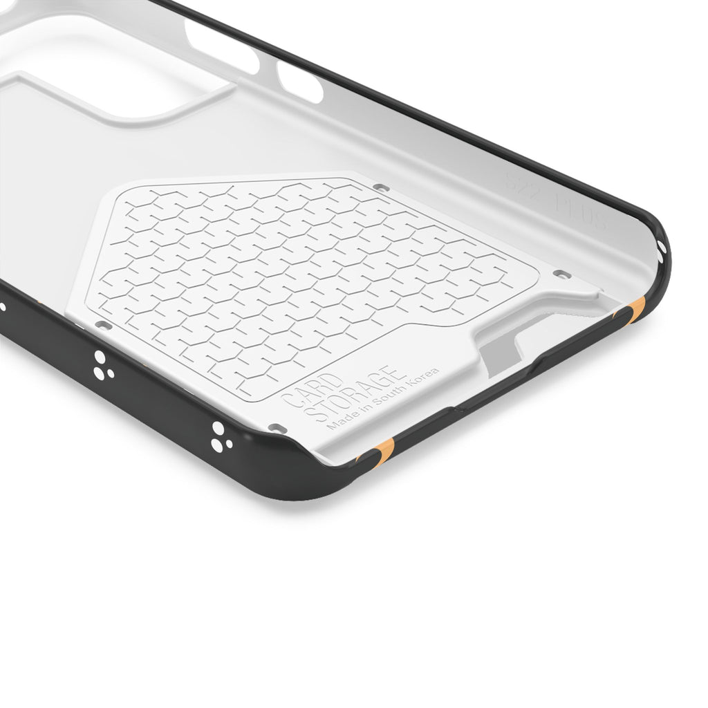 Moon & Paw Print Card Holder Phone Case — Slim Protective Wallet Case - {{variant_title}} | litemerch