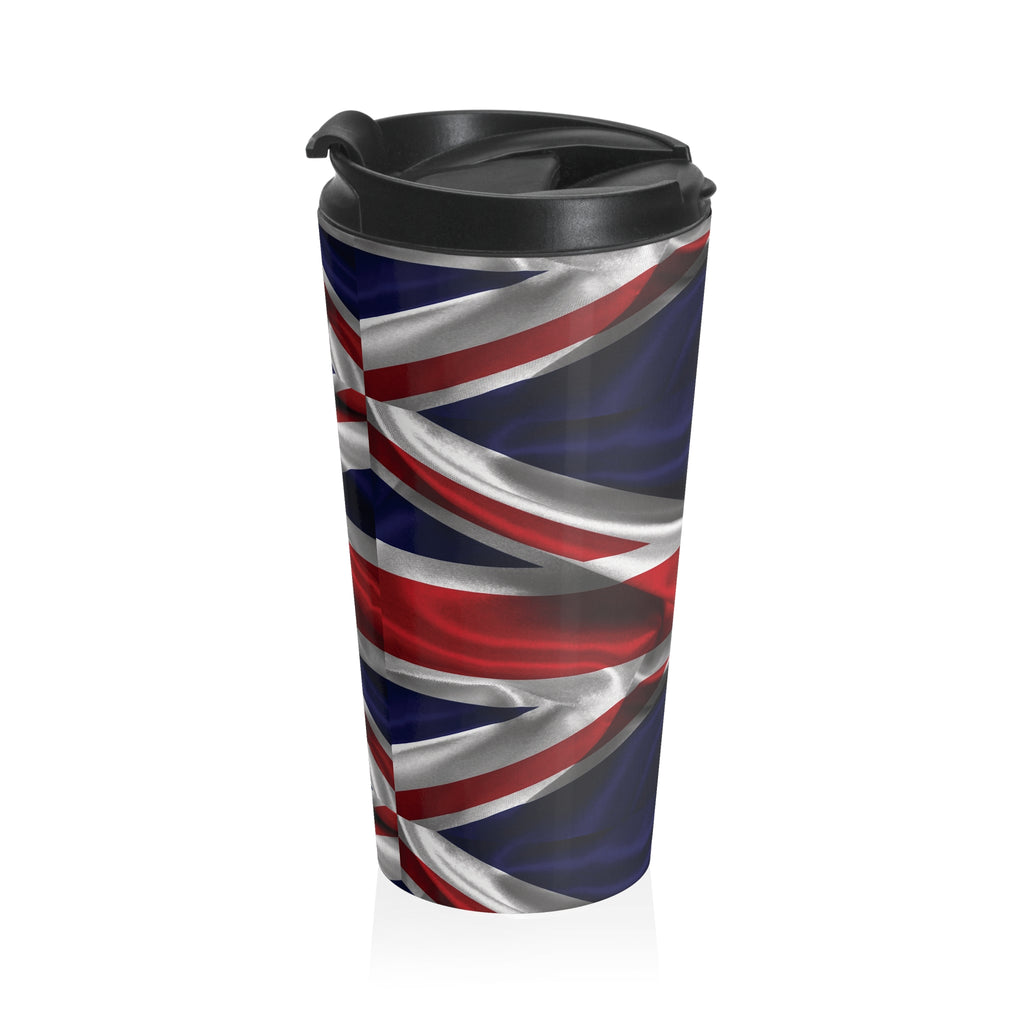 Union Jack Stainless Steel Travel Mug — British Patriot Insulated Tumbler - {{variant_title}} | litemerch