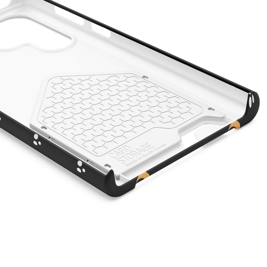 Moon & Paw Print Card Holder Phone Case — Slim Protective Wallet Case - {{variant_title}} | litemerch