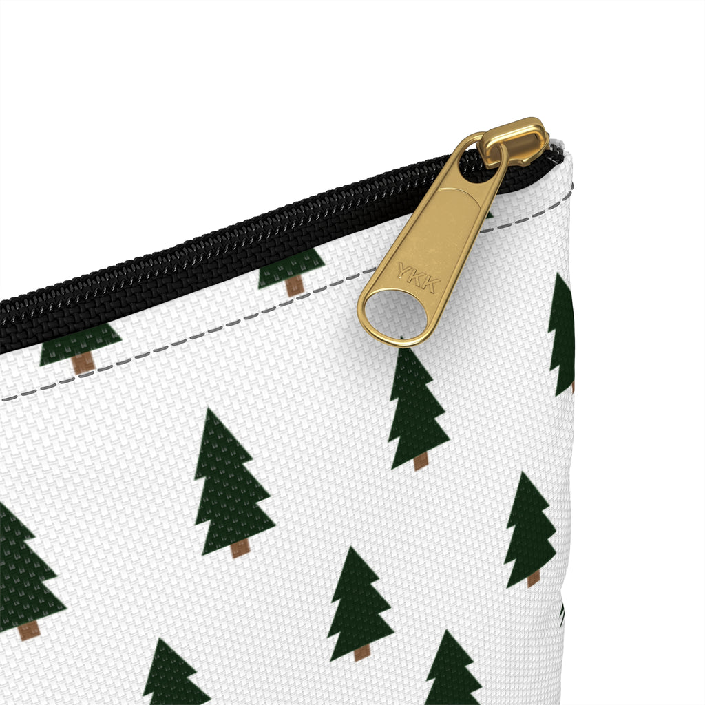 Holiday Cosmetic & Travel Organizer Bag, Tree Pattern Accessory Pouch - {{variant_title}} | litemerch