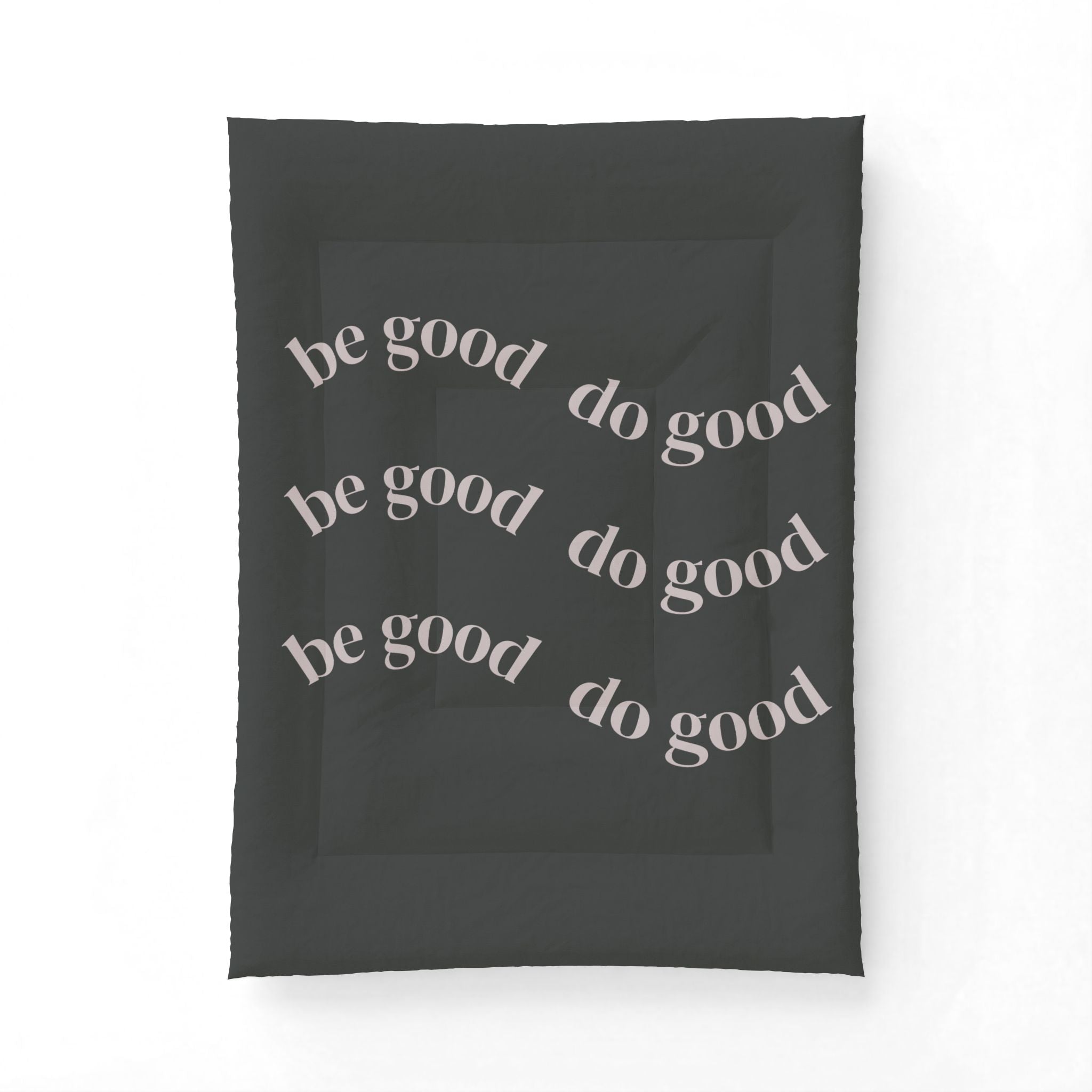Be Good Do Good Cotton Comforter Throw - {{variant_title}} | litemerch