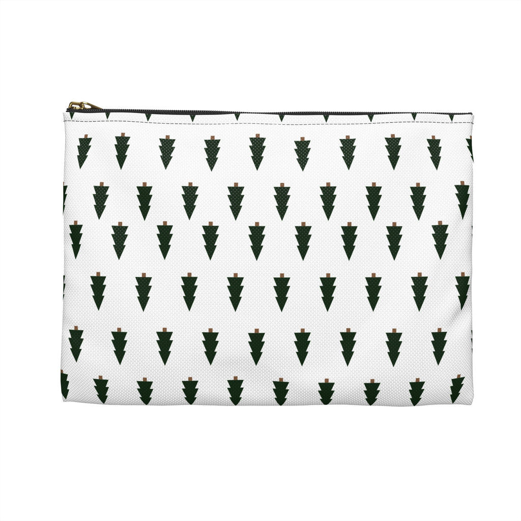 Holiday Cosmetic & Travel Organizer Bag, Tree Pattern Accessory Pouch - {{variant_title}} | litemerch