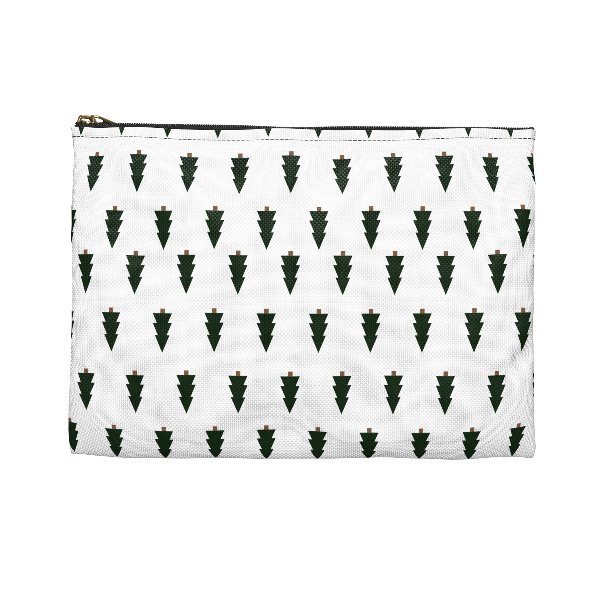 Holiday Cosmetic & Travel Organizer Bag, Tree Pattern Accessory Pouch - {{variant_title}} | litemerch