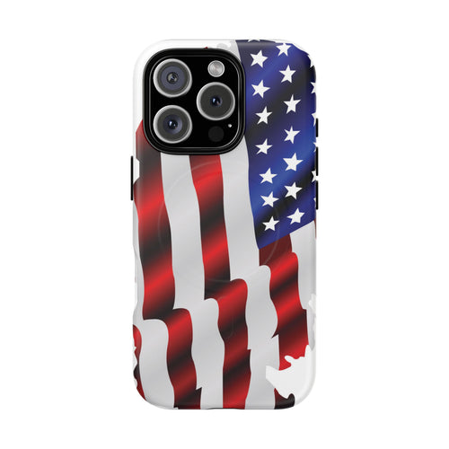 American Patriot, Tough Magnetic Phone Cases: iPhones 16 (Pro, 16 Pro Max, Plus), iPhones 17 (Air, Pro, Pro Max) - {{variant_title}} | litemerch