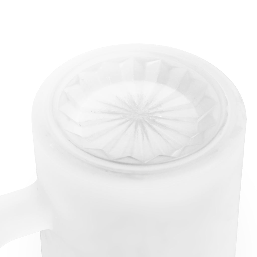 Frosted Glass IT'S BEER TIME MUG, 16oz Mug Matte Finish Custom Glassware - {{variant_title}} | litemerch