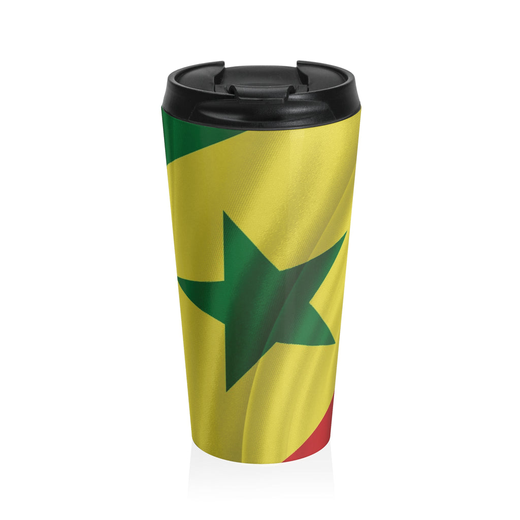 Senegalese Patriot Stainless Steel Travel Mug — Insulated Patriotic Coffee Tumbler | Senegal - {{variant_title}} | litemerch