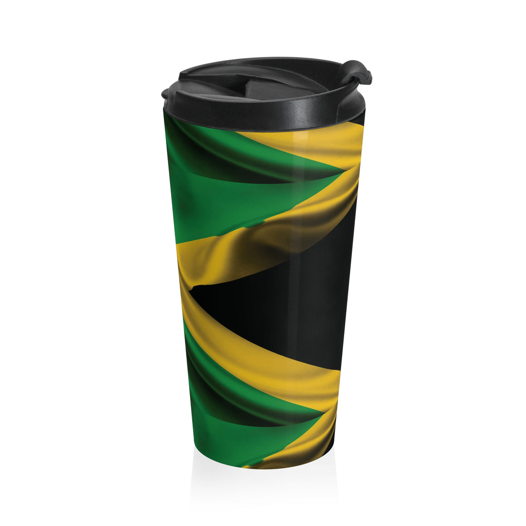 Jamaican Love Stainless Steel Travel Mug — Insulated Patriotic Coffee Tumbler - {{variant_title}} | litemerch
