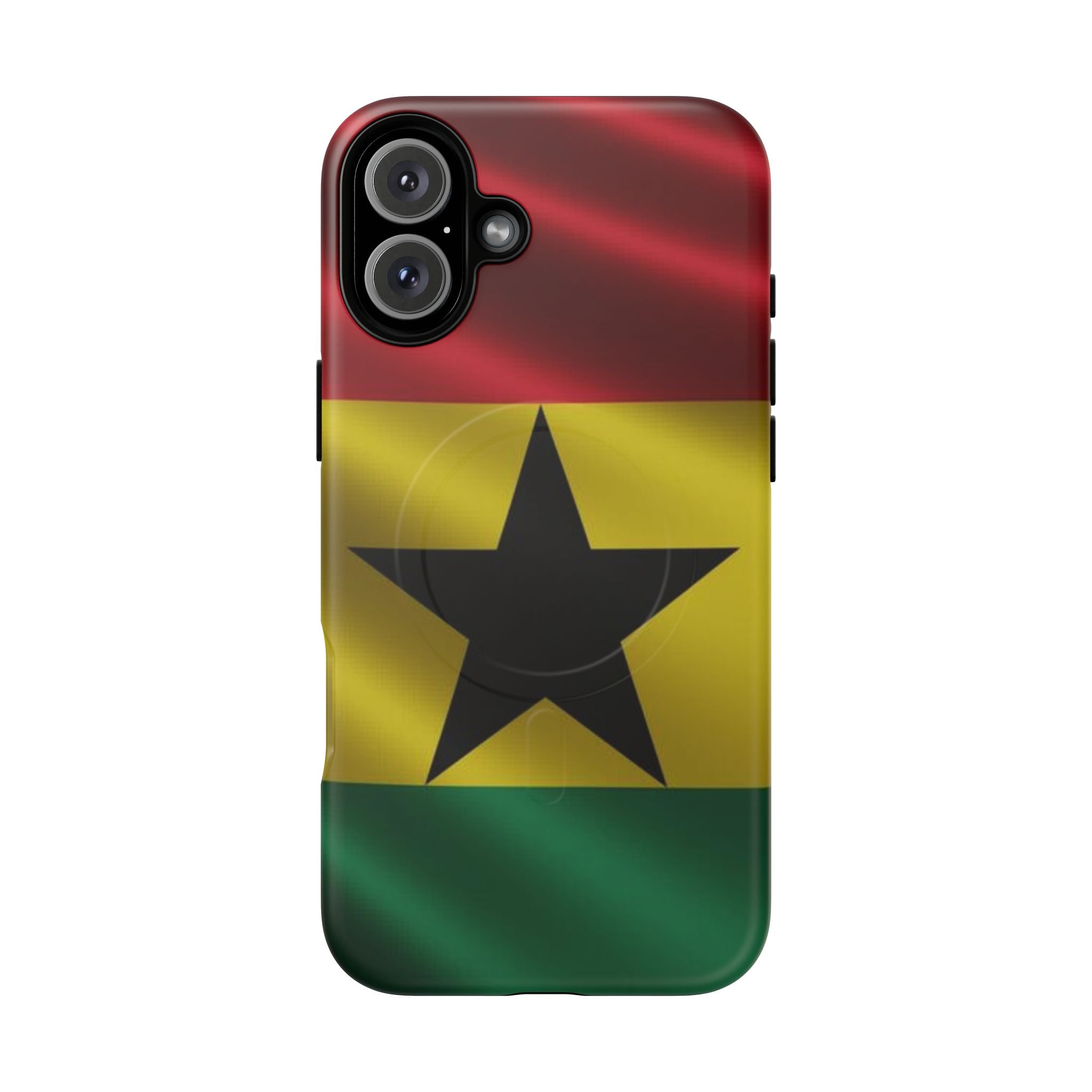 Ghana Tough Magnetic, Protective Phone Cases: iPhones 16 (Pro, 16 Pro Max, Plus), iPhones 17 (Air, Pro, Pro Max) - {{variant_title}} | litemerch
