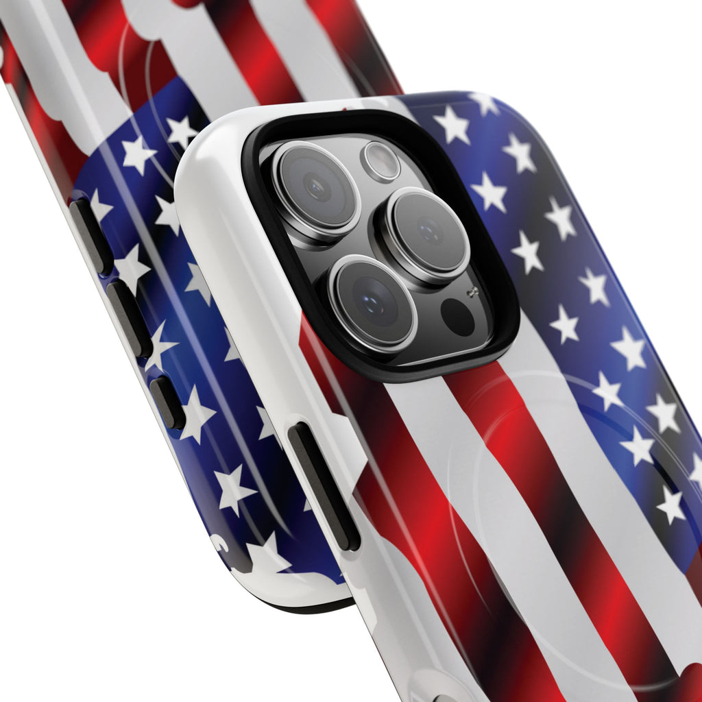 American Patriot, Tough Magnetic Phone Cases: iPhones 16 (Pro, 16 Pro Max, Plus), iPhones 17 (Air, Pro, Pro Max) - {{variant_title}} | litemerch