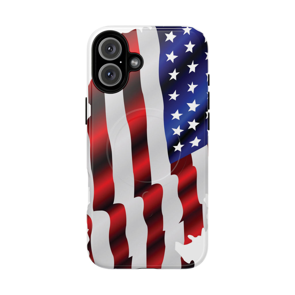 American Patriot, Tough Magnetic Phone Cases: iPhones 16 (Pro, 16 Pro Max, Plus), iPhones 17 (Air, Pro, Pro Max) - {{variant_title}} | litemerch