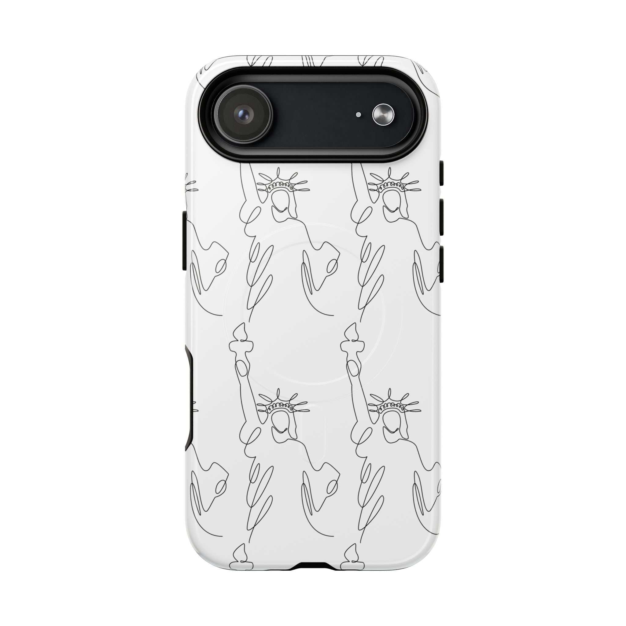 Statue of Liberty Doodle MagSafe Tough iPhone Case - {{variant_title}} | litemerch