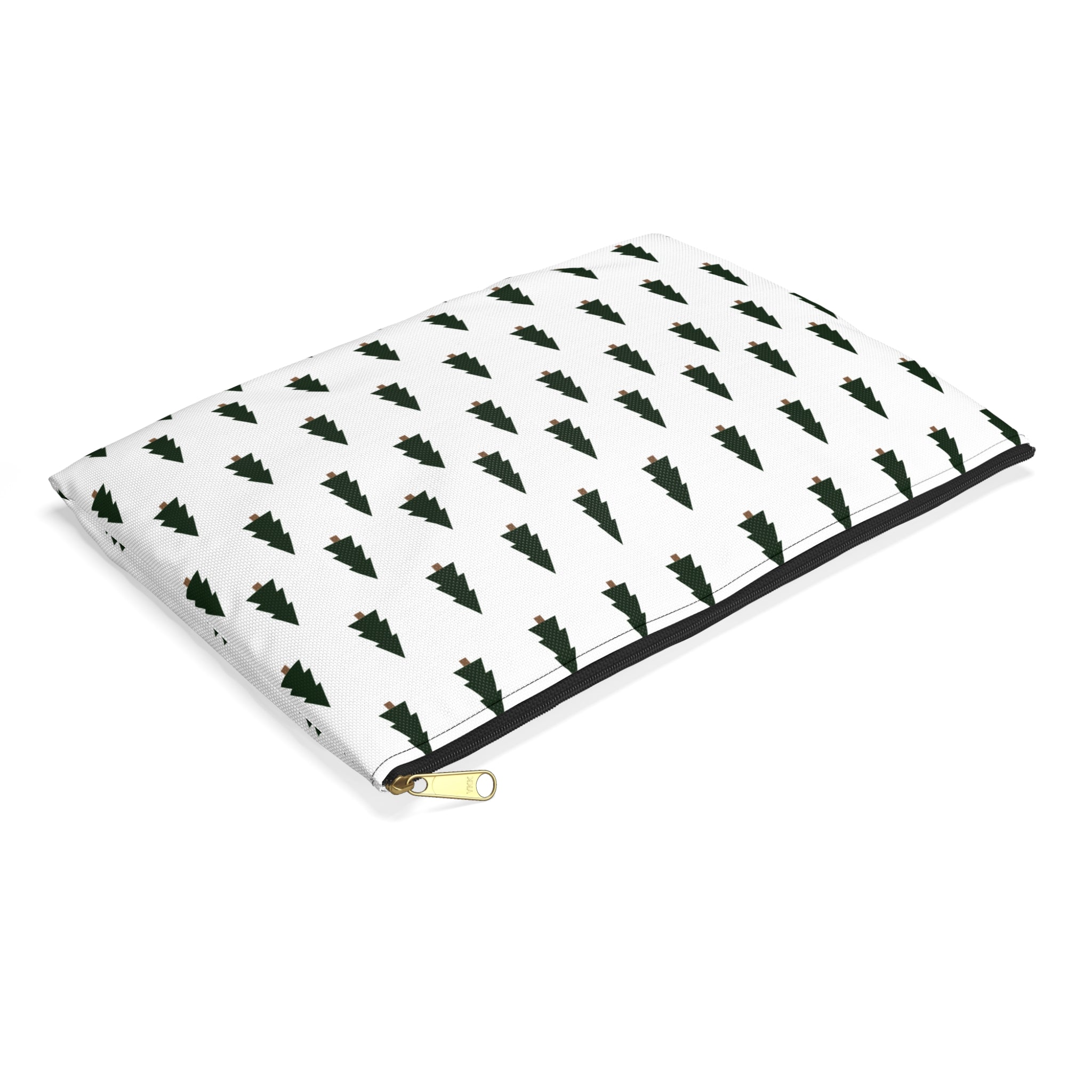 Holiday Cosmetic & Travel Organizer Bag, Tree Pattern Accessory Pouch - {{variant_title}} | litemerch