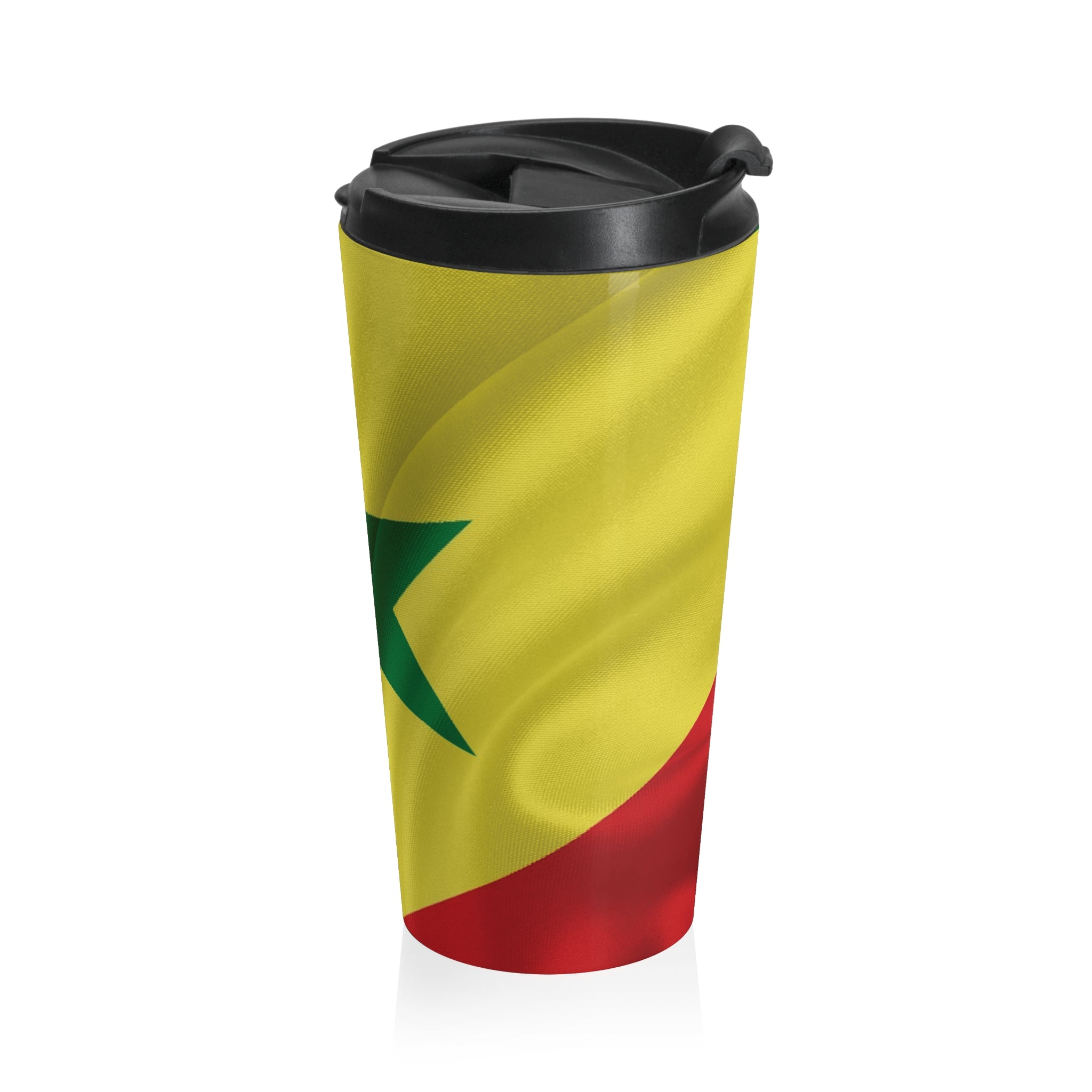 Senegalese Patriot Stainless Steel Travel Mug — Insulated Patriotic Coffee Tumbler | Senegal - {{variant_title}} | litemerch