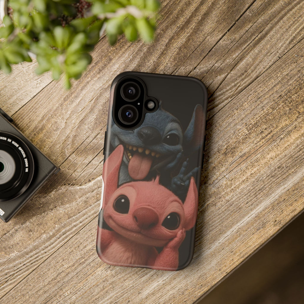 Phone Case, Cute Stitch Duo Protective Covers: iPhones 16 (Pro, 16 Pro Max, Plus), iPhones 17,(Air, Pro, Pro Max) - {{variant_title}} | litemerch