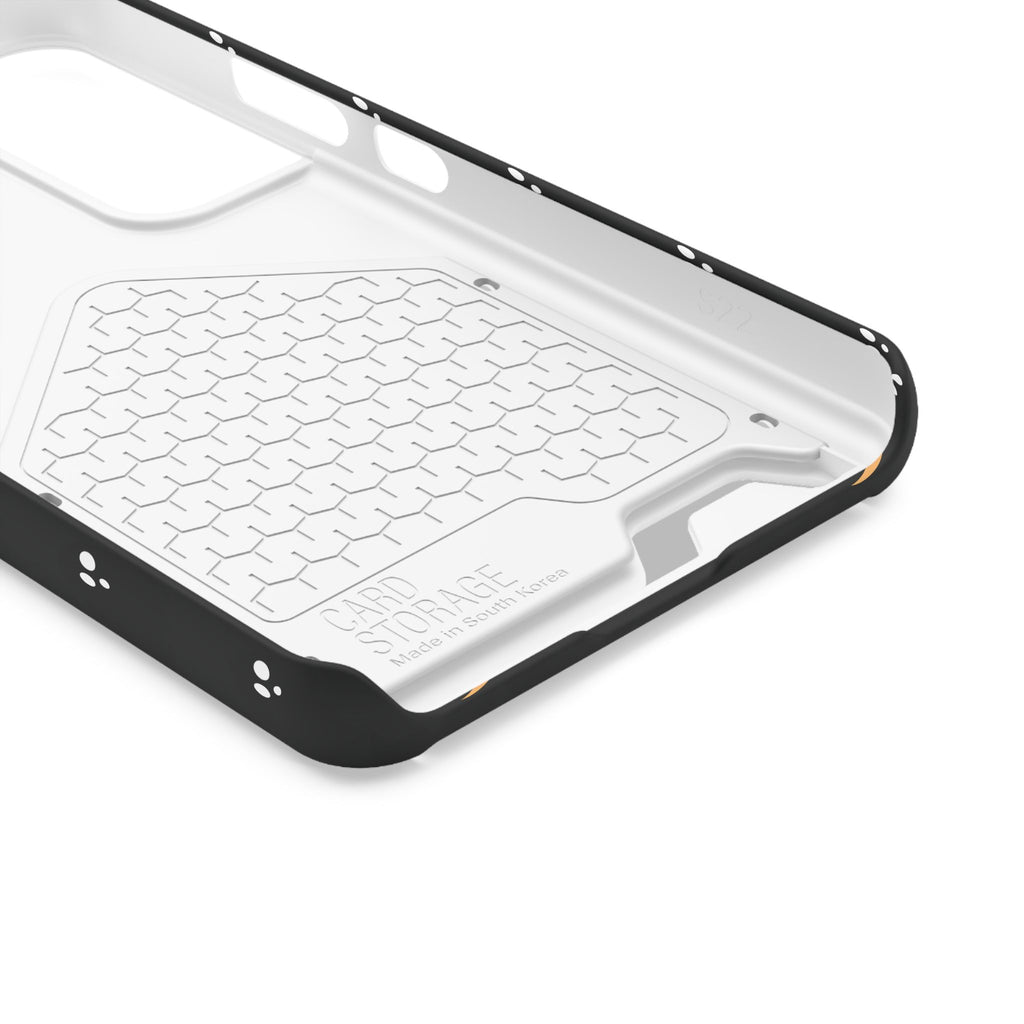 Moon & Paw Print Card Holder Phone Case — Slim Protective Wallet Case - {{variant_title}} | litemerch