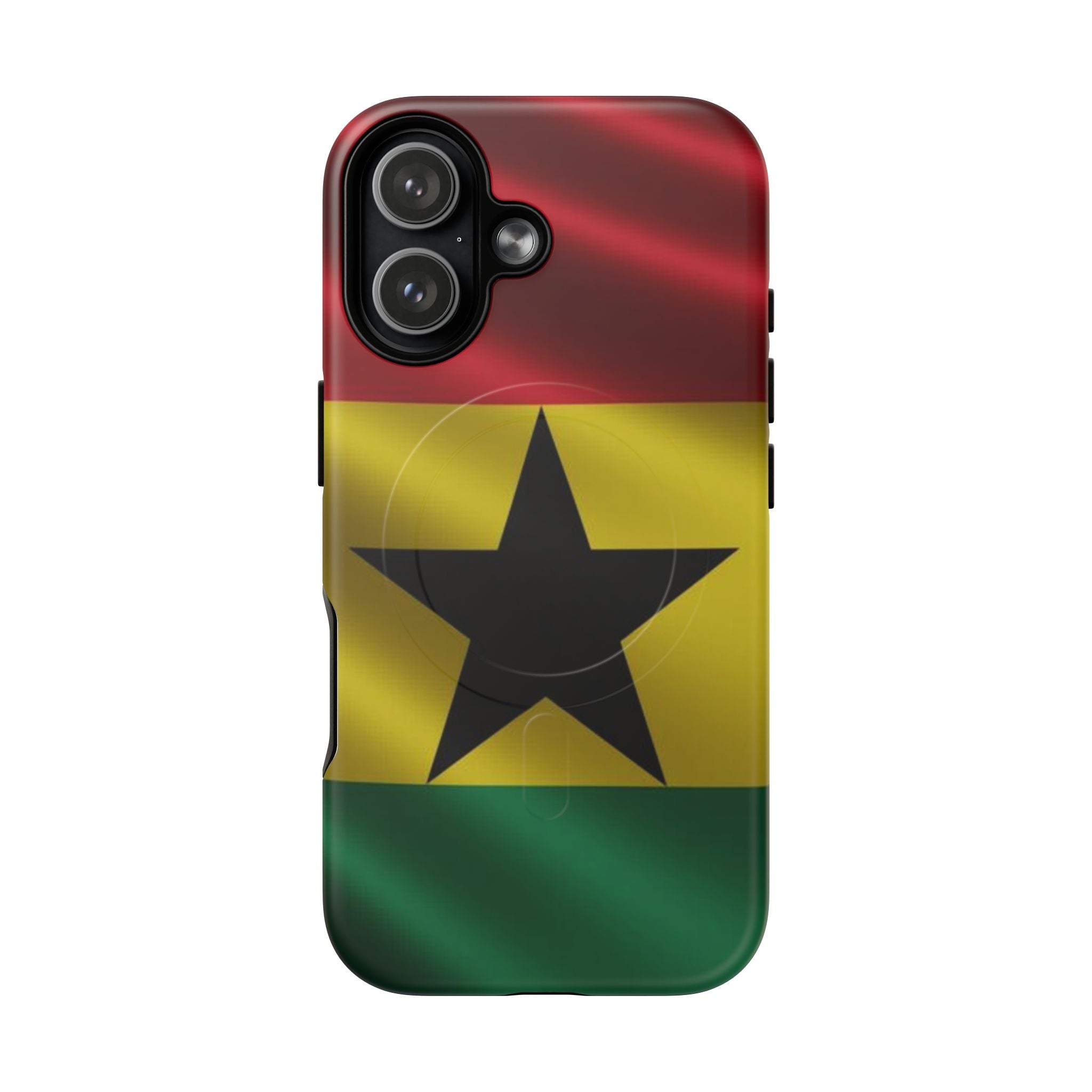 Ghana Tough Magnetic, Protective Phone Cases: iPhones 16 (Pro, 16 Pro Max, Plus), iPhones 17 (Air, Pro, Pro Max) - {{variant_title}} | litemerch