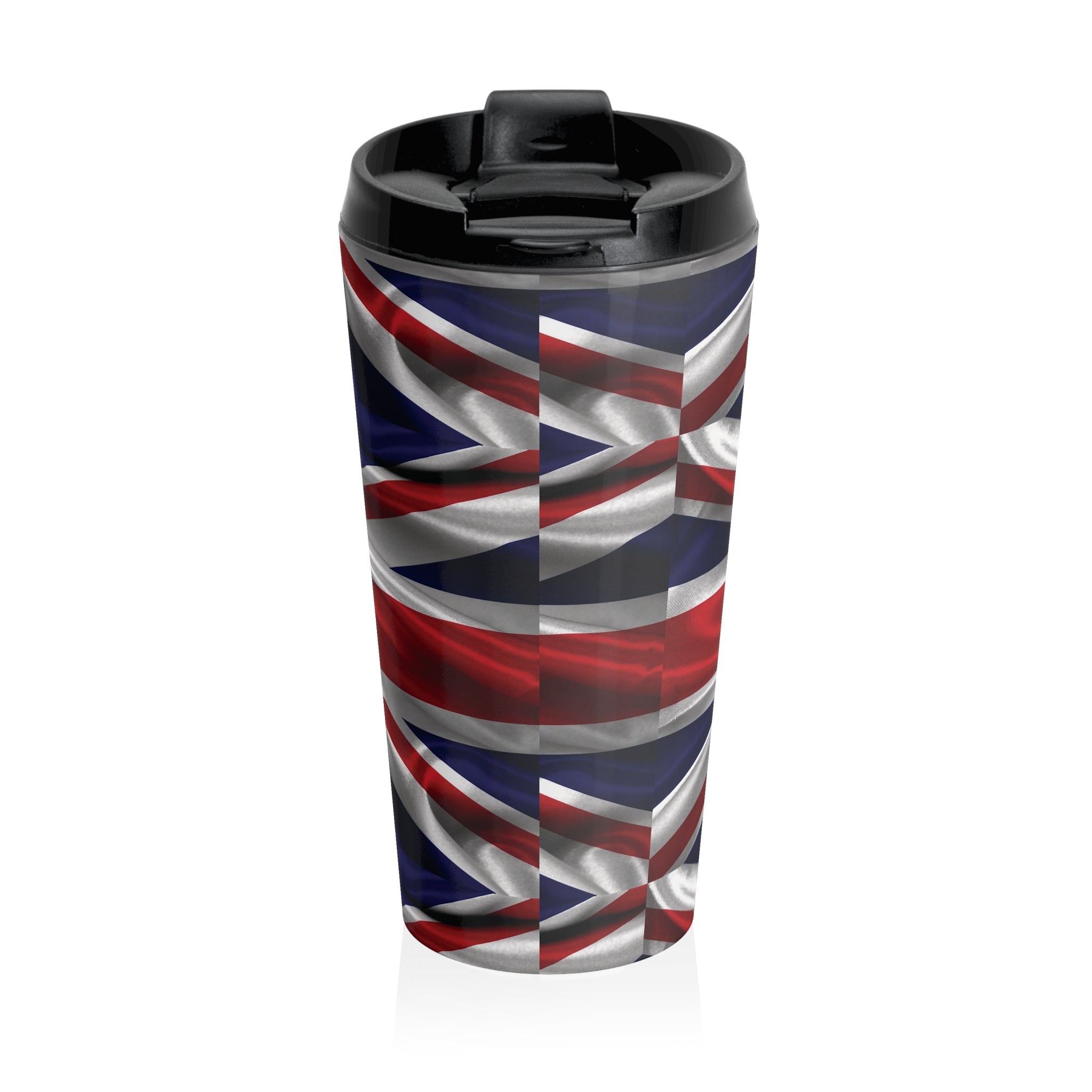 Union Jack Stainless Steel Travel Mug — British Patriot Insulated Tumbler - {{variant_title}} | litemerch