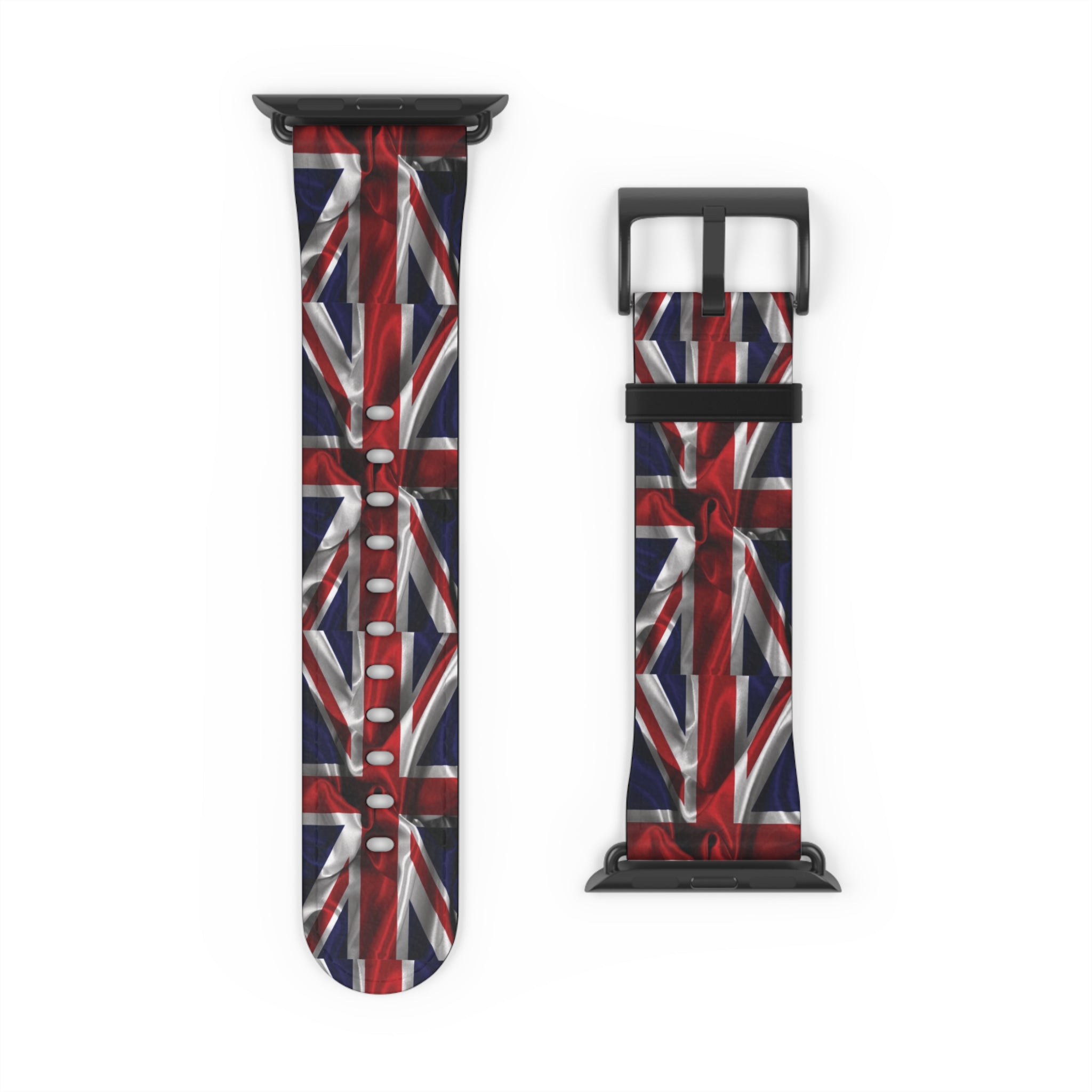 Union Jack Leather Watch Band - British Flag Strap for Apple Watch - {{variant_title}} | litemerch