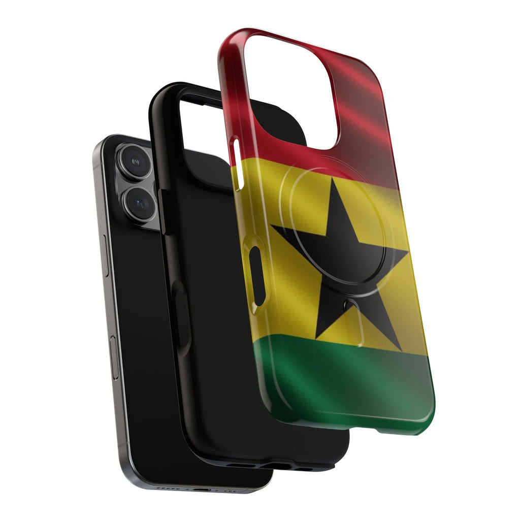 Ghana Tough Magnetic, Protective Phone Cases: iPhones 16 (Pro, 16 Pro Max, Plus), iPhones 17 (Air, Pro, Pro Max) - {{variant_title}} | litemerch