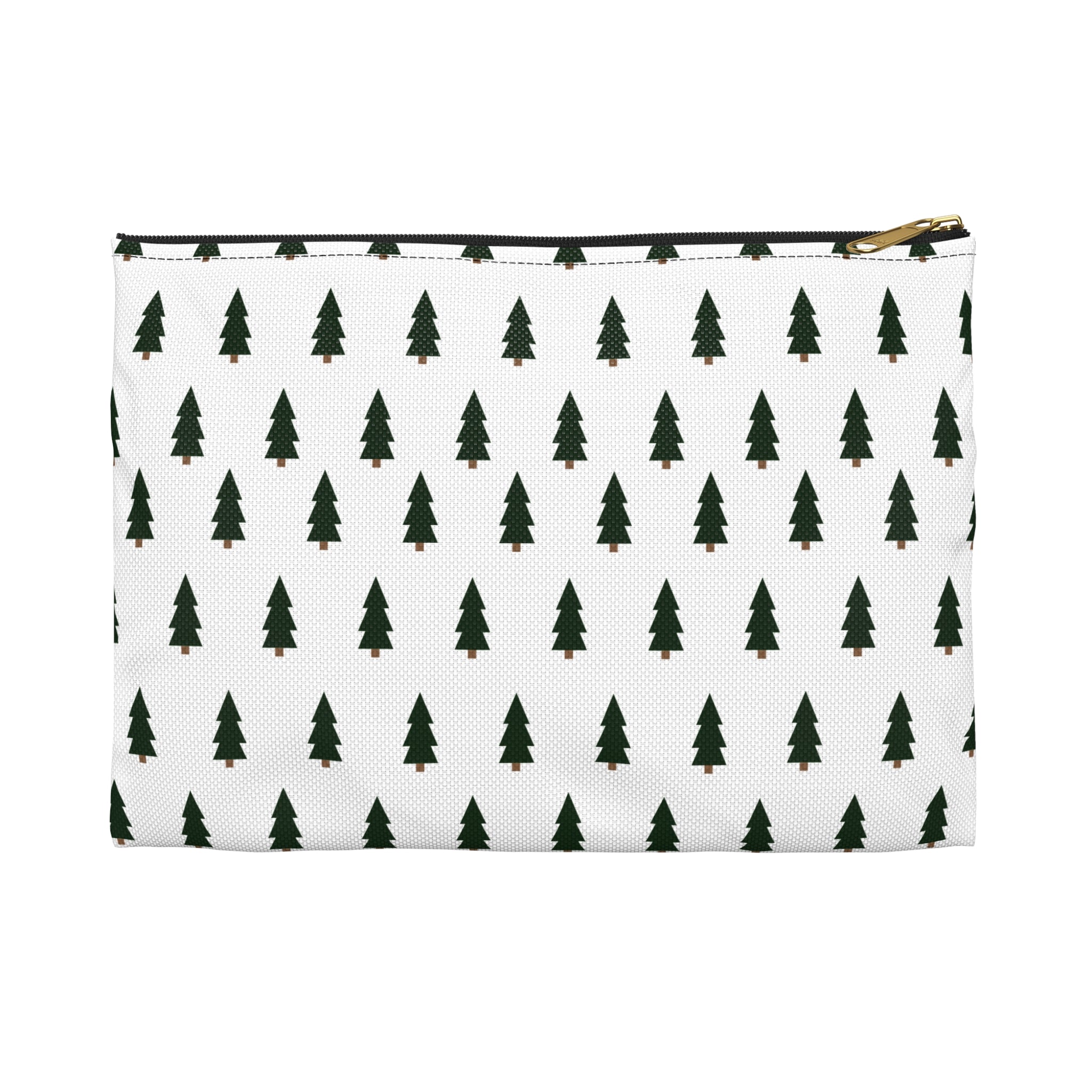 Holiday Cosmetic & Travel Organizer Bag, Tree Pattern Accessory Pouch - {{variant_title}} | litemerch