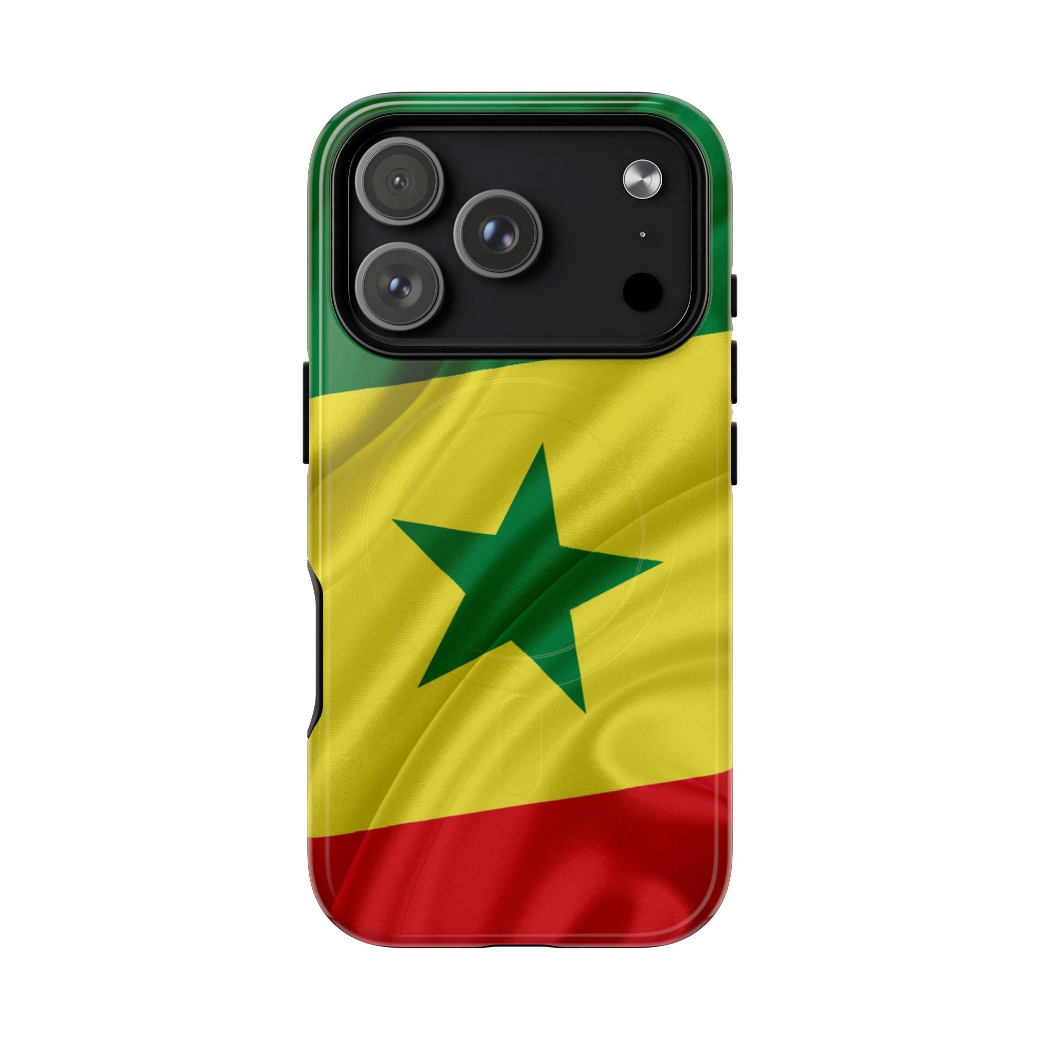 Senegalese Patriot Tough Magnetic Protective Phone Cases: iPhones 16 (Pro, 16 Pro Max, Plus), iPhones 17 (Air, Pro, Pro Max) - {{variant_title}} | litemerch