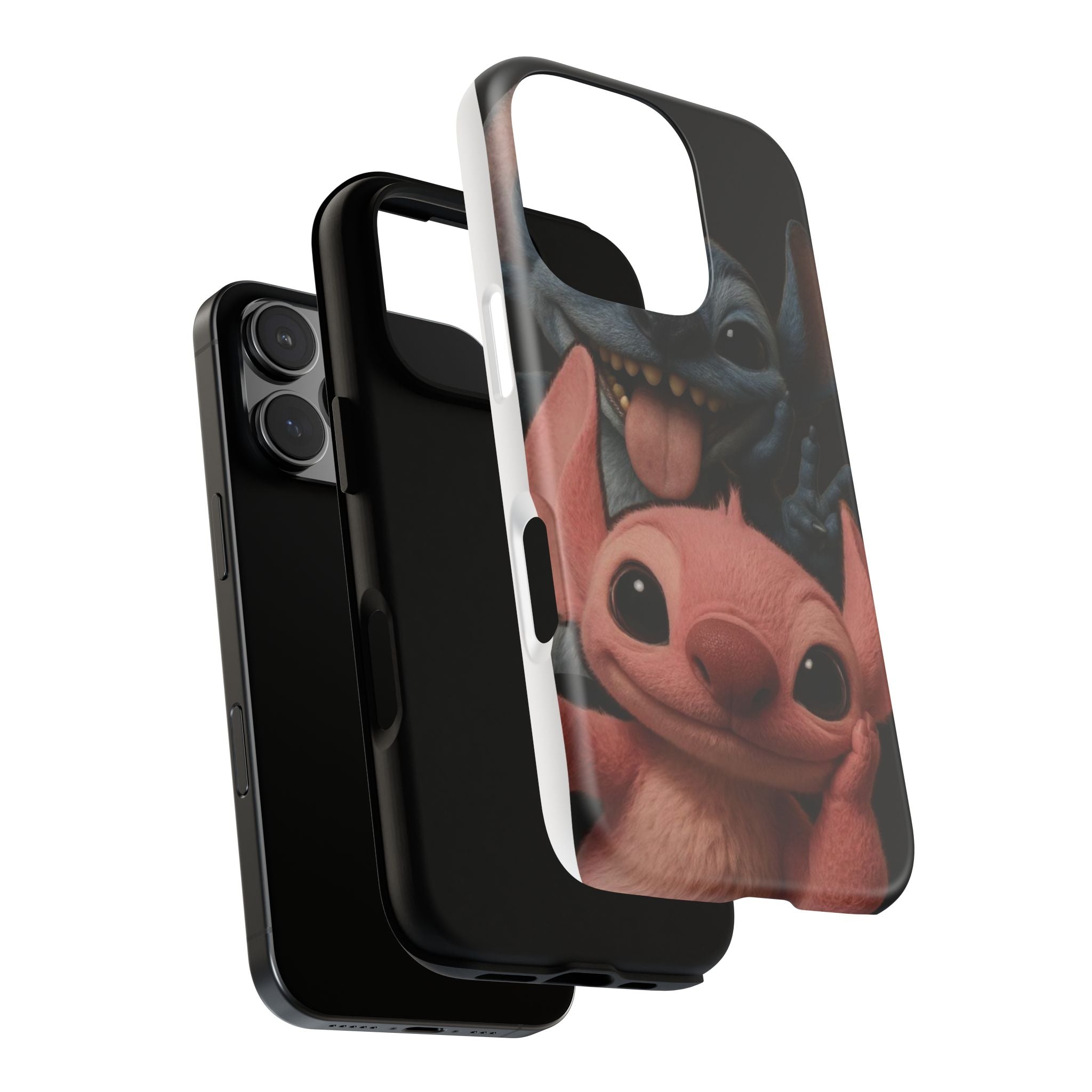 Phone Case, Cute Stitch Duo Protective Covers: iPhones 16 (Pro, 16 Pro Max, Plus), iPhones 17,(Air, Pro, Pro Max) - {{variant_title}} | litemerch